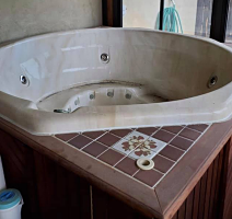 junk hot tub for demolition and removal
